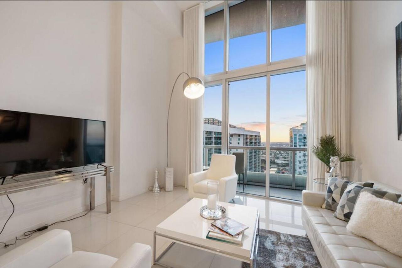 Beautiful One Bedroom Condo 16Ft Ceilings At The W Miami Luaran gambar